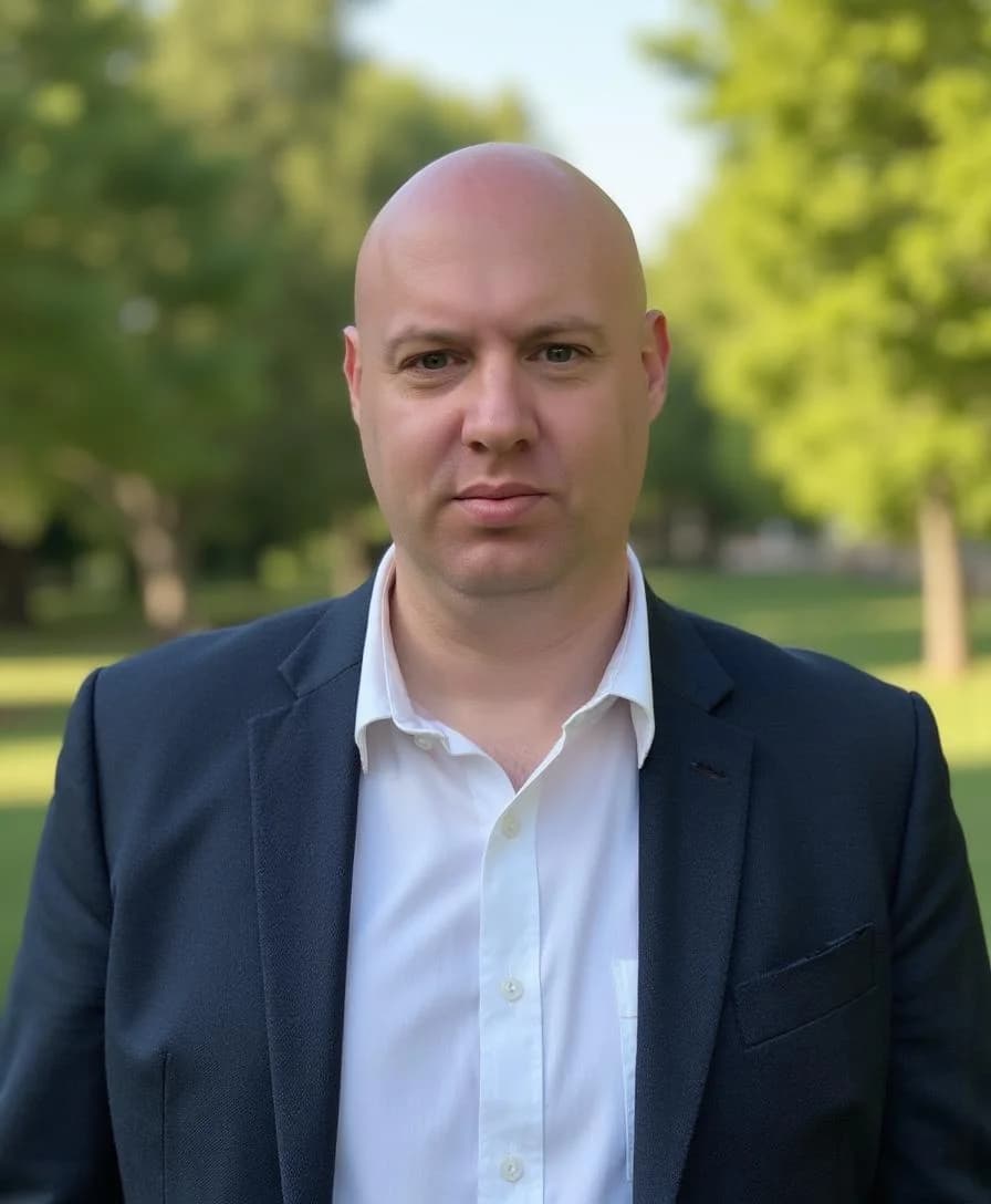 Joel R Klemmer 正式肖像，彰显机构延续性与专业气质