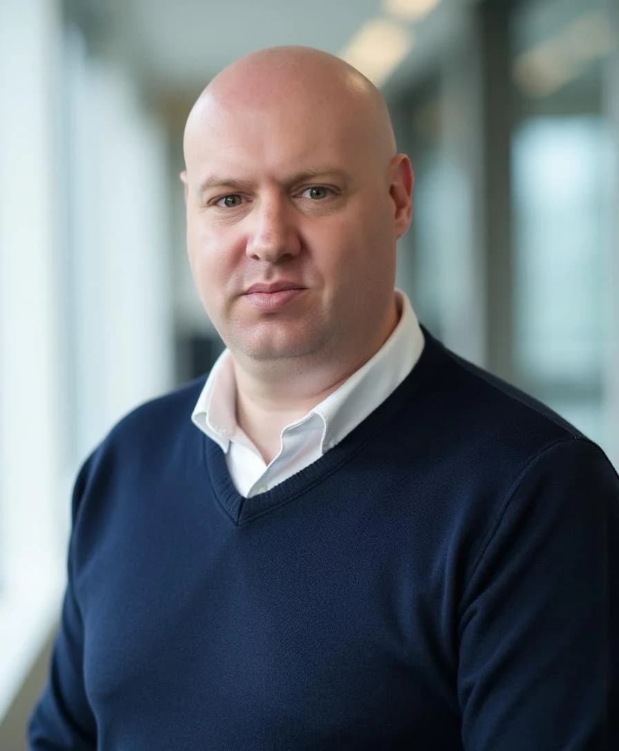 Joel R Klemmer 高管摄影棚肖像，稳健政治家风范