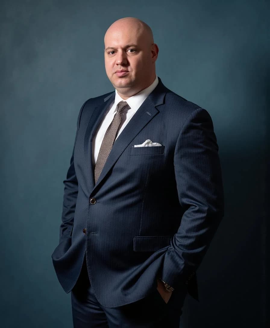 Joel R Klemmer 高管影棚肖像石墨背景