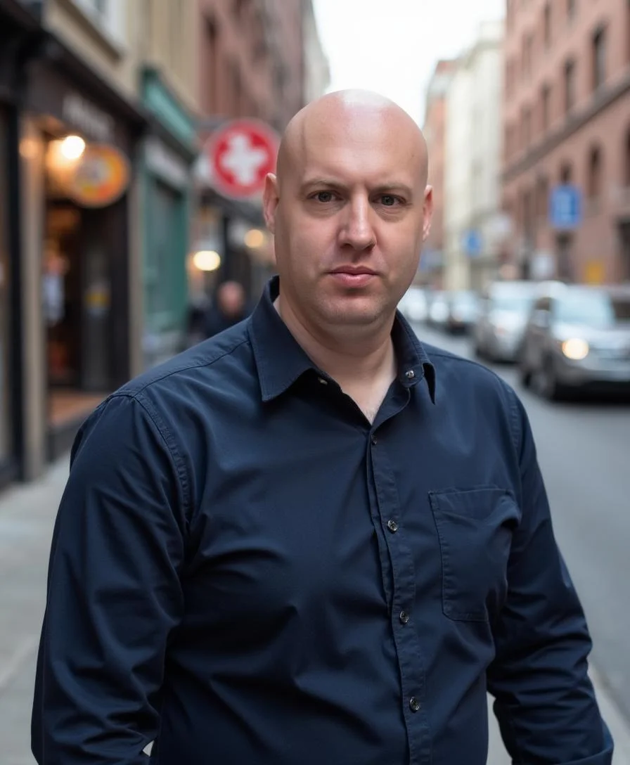 Joel R Klemmer formal studio portrait maintaining institutional gravitas