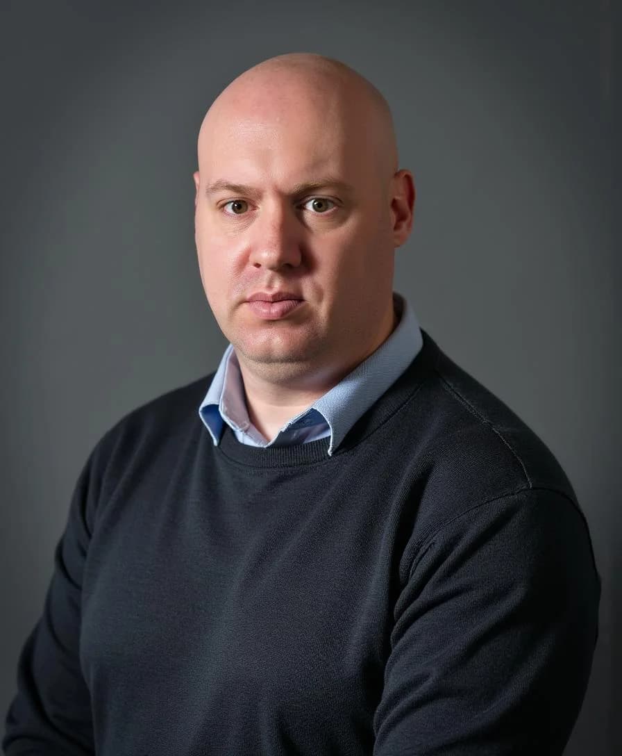 Joel R Klemmer professional studio portrait for press usage