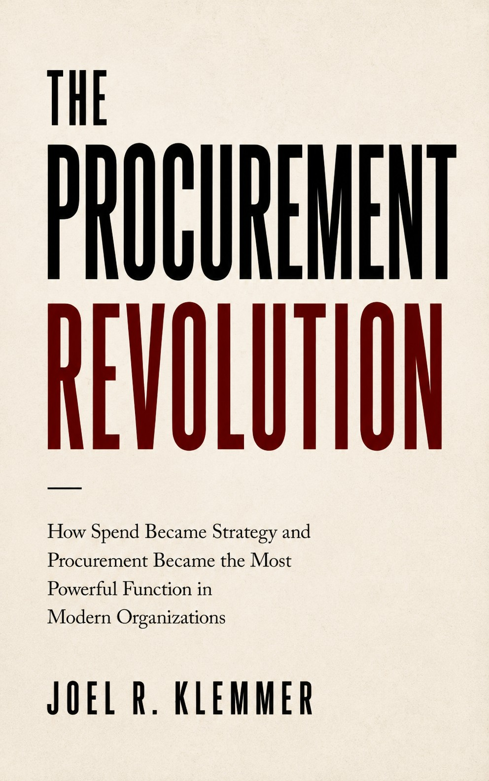 The Procurement Revolution cover