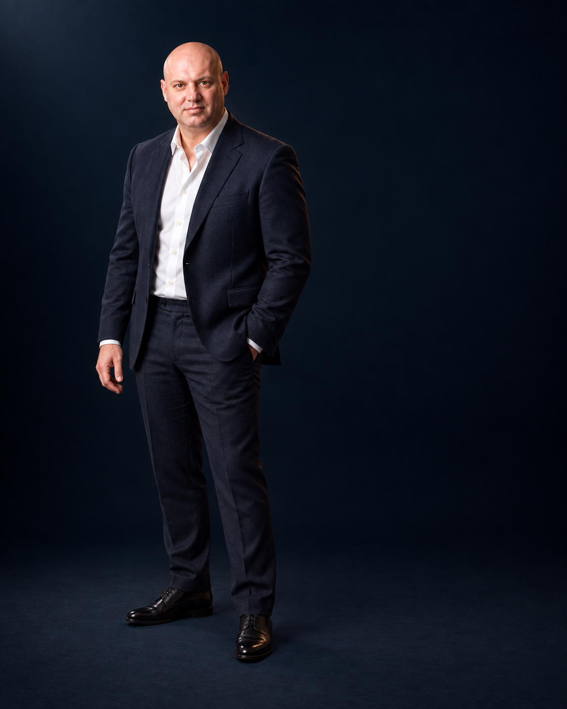 Joel Klemmer, studio portrait